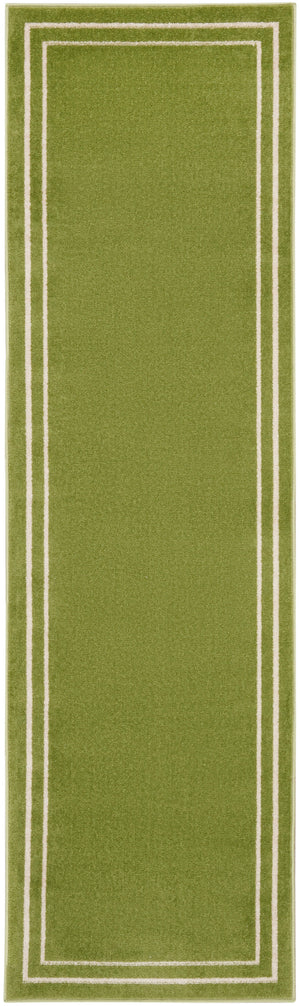Nourison Essentials NRE02 Green Ivory Rug