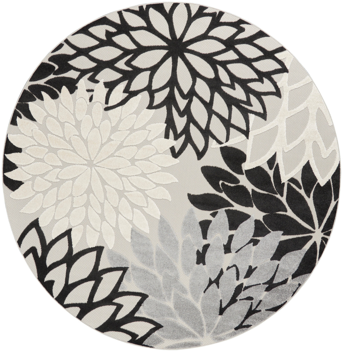 Aloha ALH05 Black White Rug