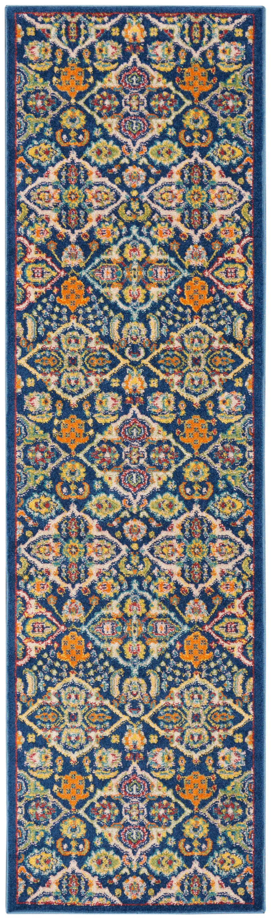 Allur ALR03 Navy Multicolor Rug