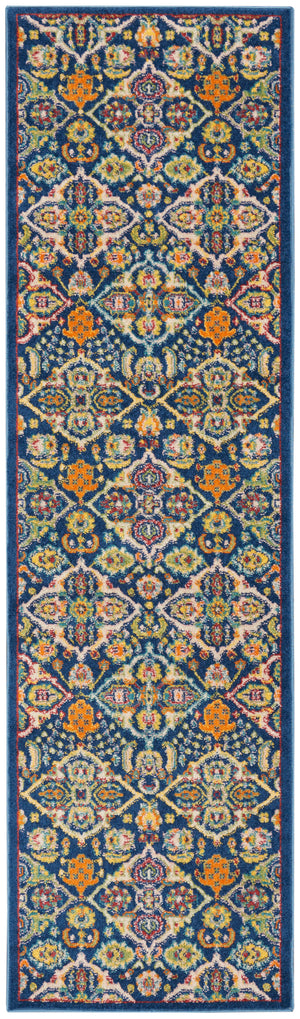 Allur ALR03 Navy Multicolor Rug