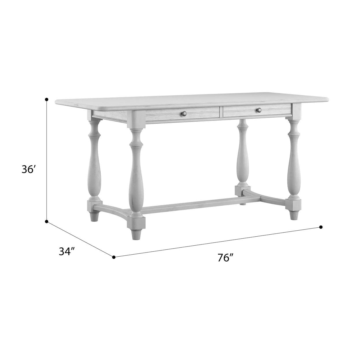 New Haven Gathering Height Table Oyster Shell