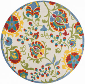 Aloha ALH17 Ivory Multicolor Rug