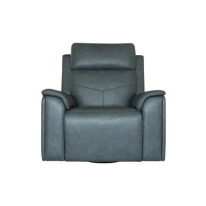 Power Swivel Gliding Recliner with Power Headrest, Lumbar, Heat & Massage