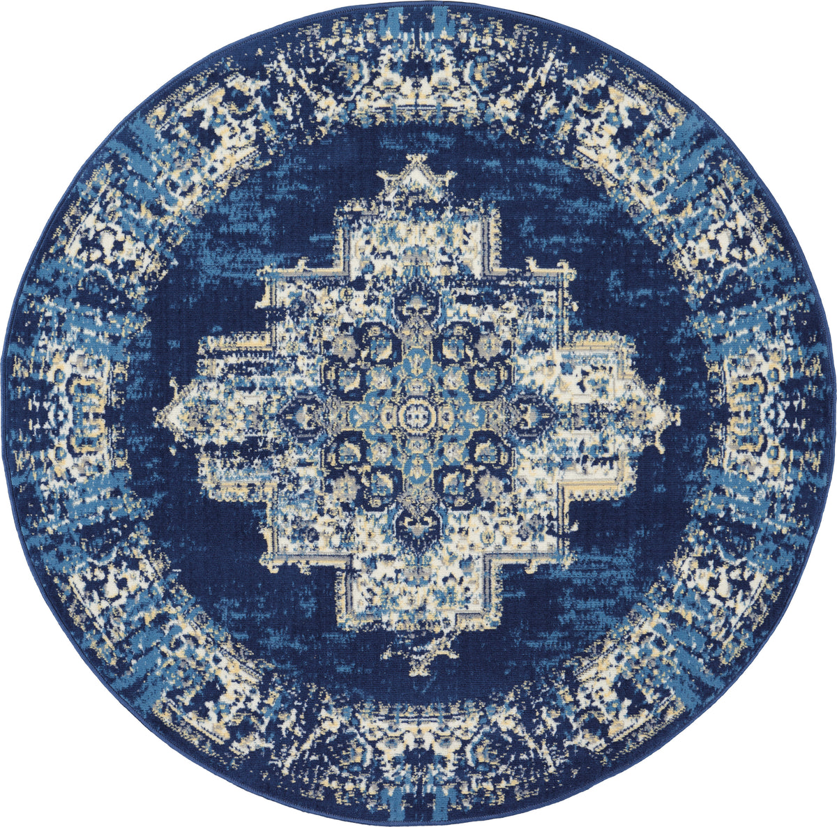 Grafix GRF14 Navy Blue Rug