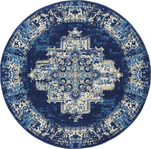 Grafix GRF14 Navy Blue Rug