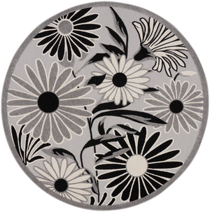 Aloha ALH33 Black White Rug
