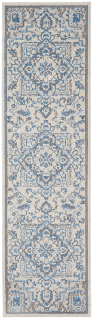 Elation ETN10 Ivory Blue Rug