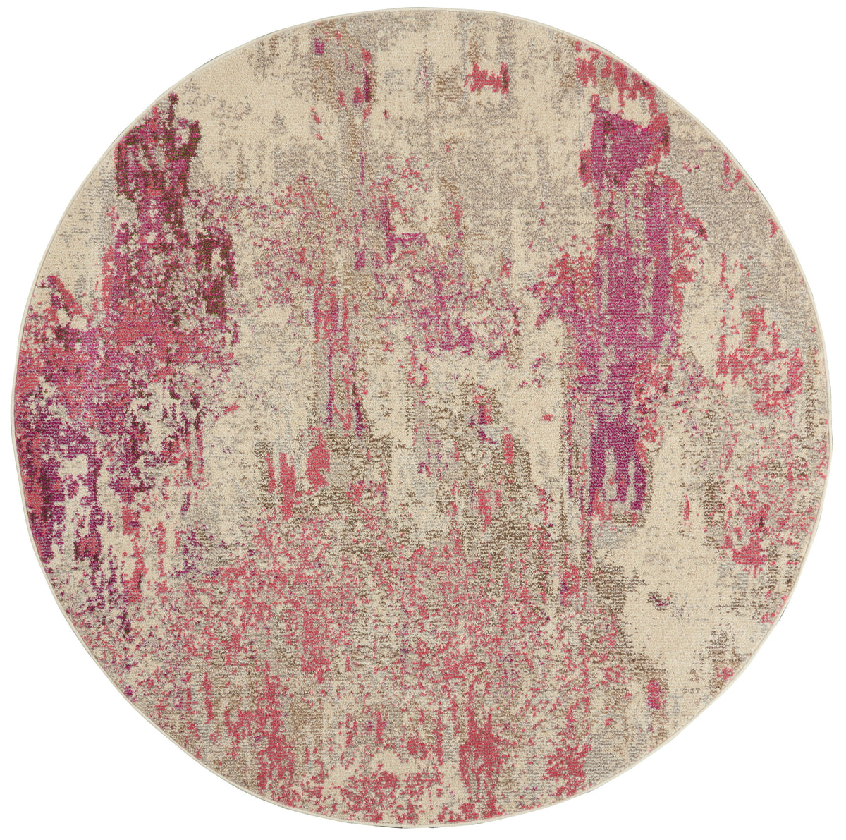 Celestial CES02 Ivory Pink Rug