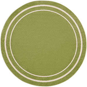 Nourison Essentials NRE02 Green Ivory Rug