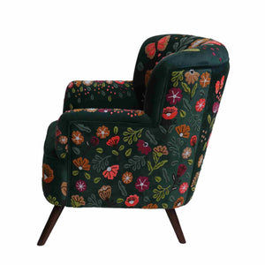 Floral Accent Chair