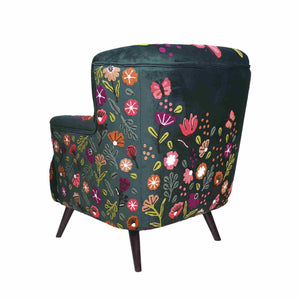 Floral Accent Chair