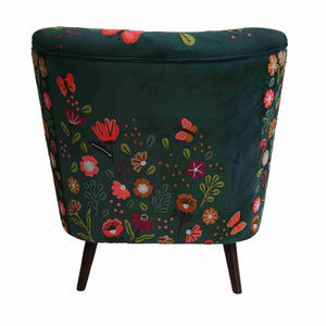 Floral Accent Chair