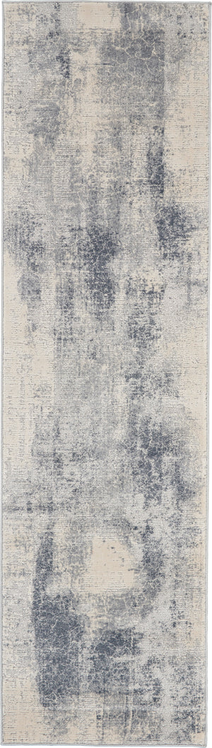 Rustic Textures RUS02 Blue Ivory Rug