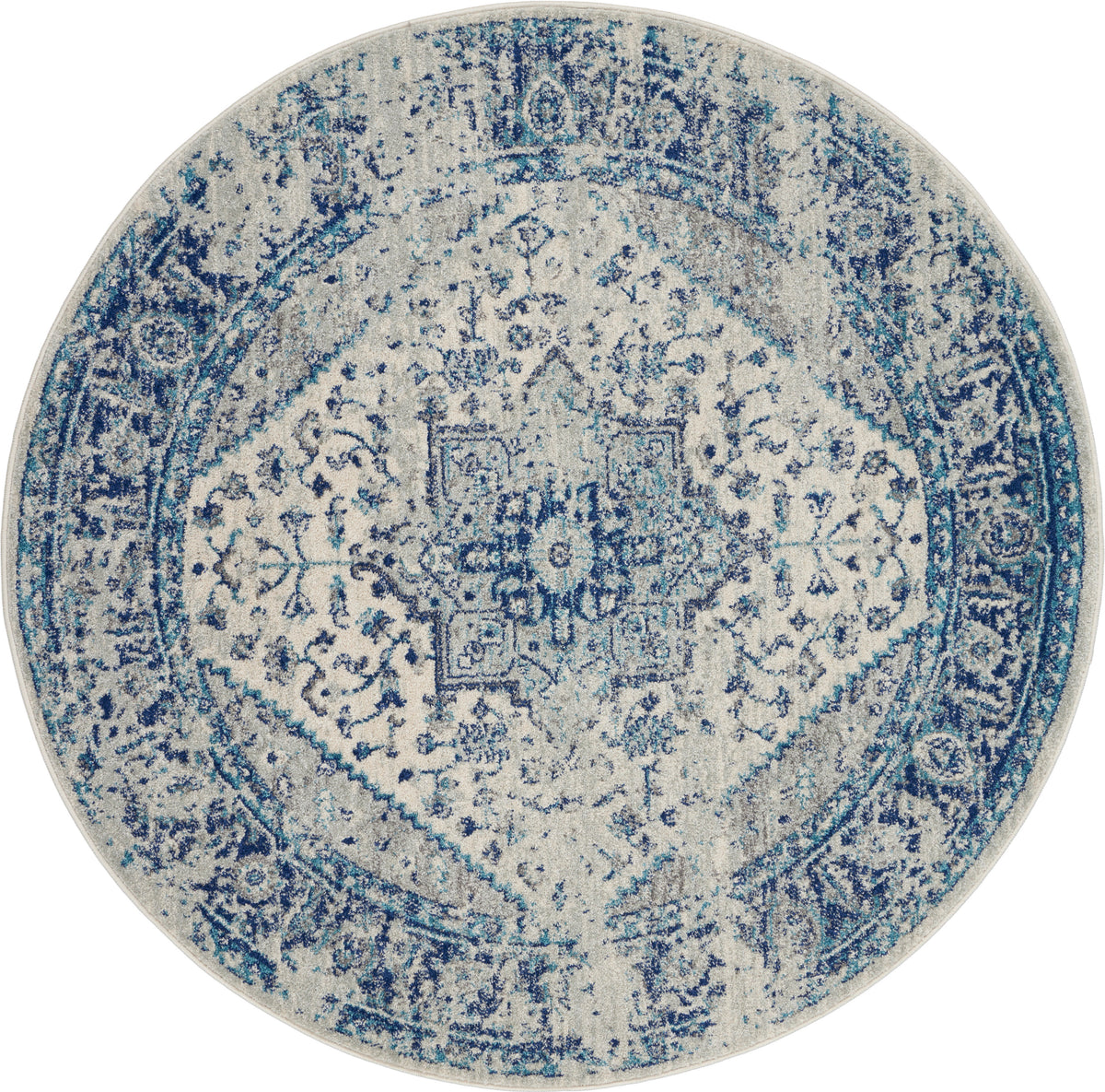 Tranquil TRA06 Ivory Light Blue Rug