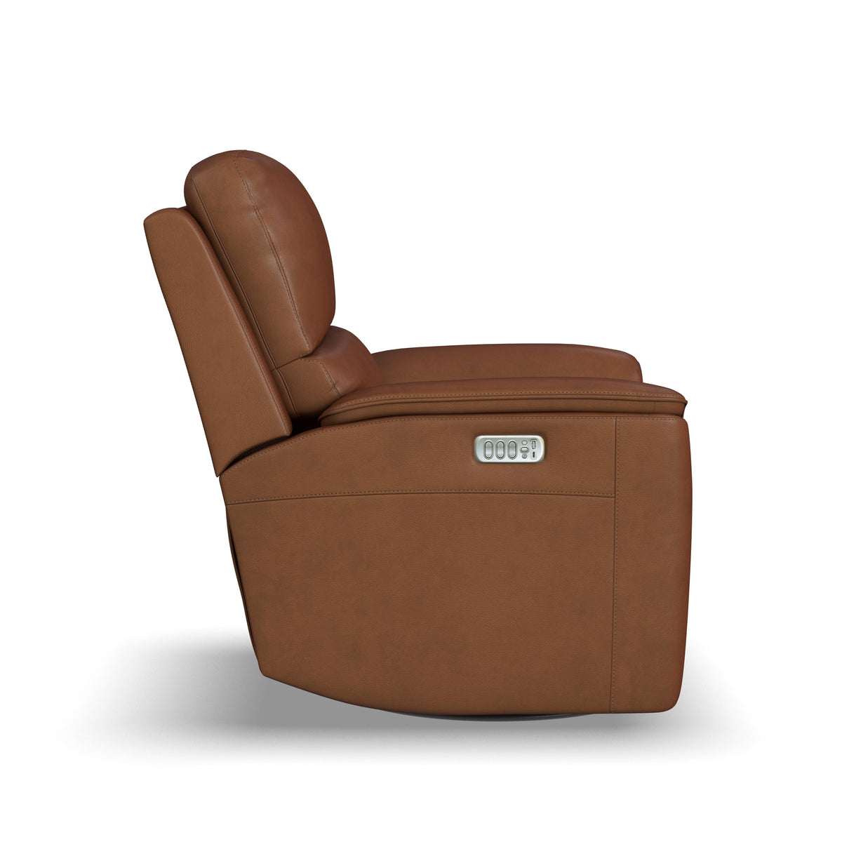 Power Swivel Gliding Recliner with Power Headrest, Lumbar, Heat & Massage