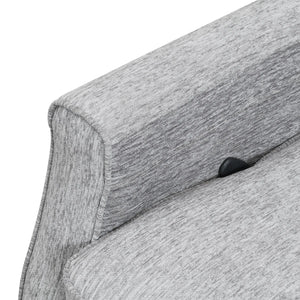 Tabor Swivel Gliding Recliner Gray Graphite