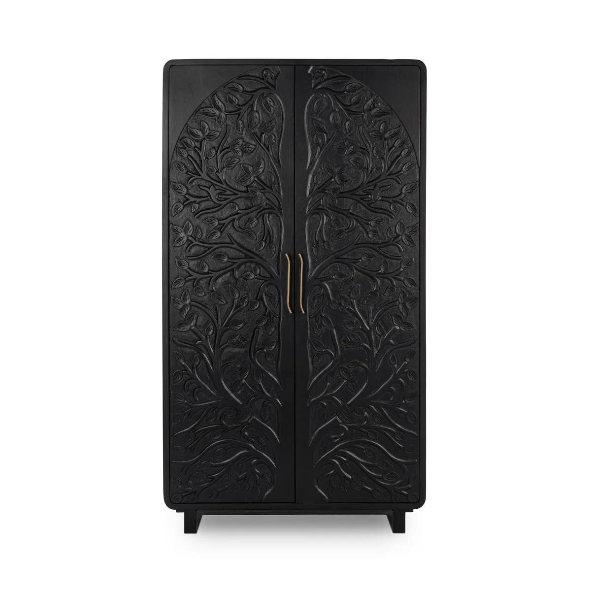 Albero Tall Cabinet Black