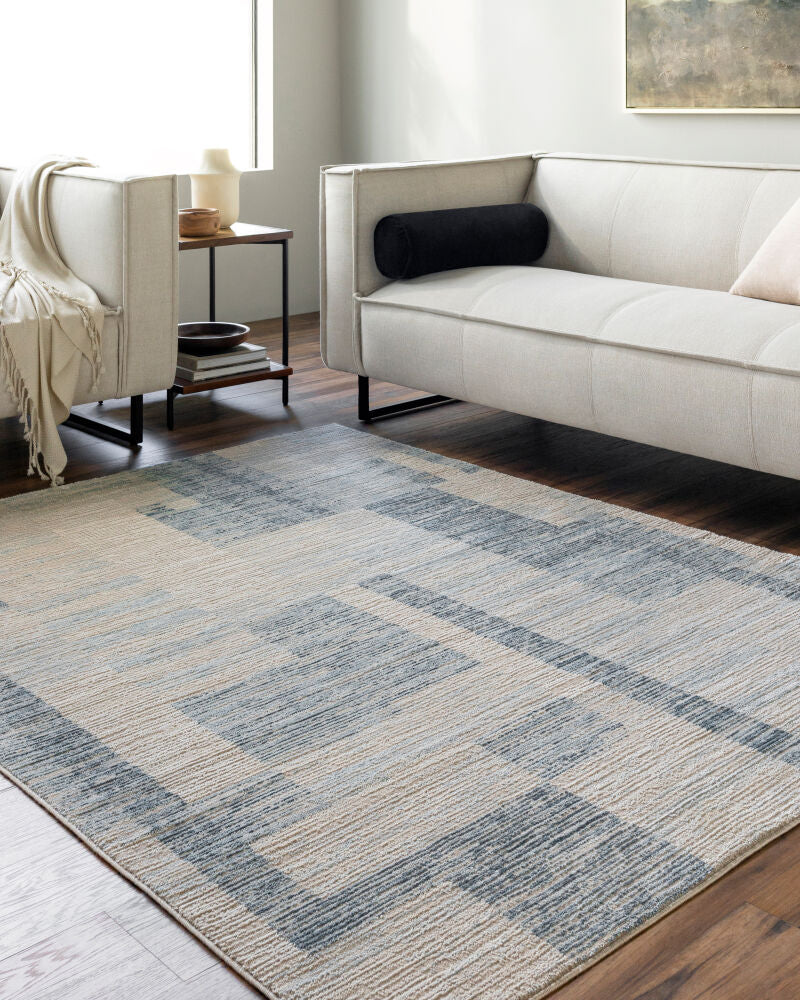 Allegro ALG-2353 Blue / Ivory Rug