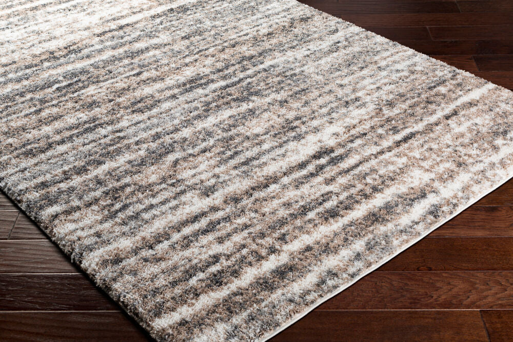 Aliyah Shag ALH-2307 Charcoal / Cream Rug