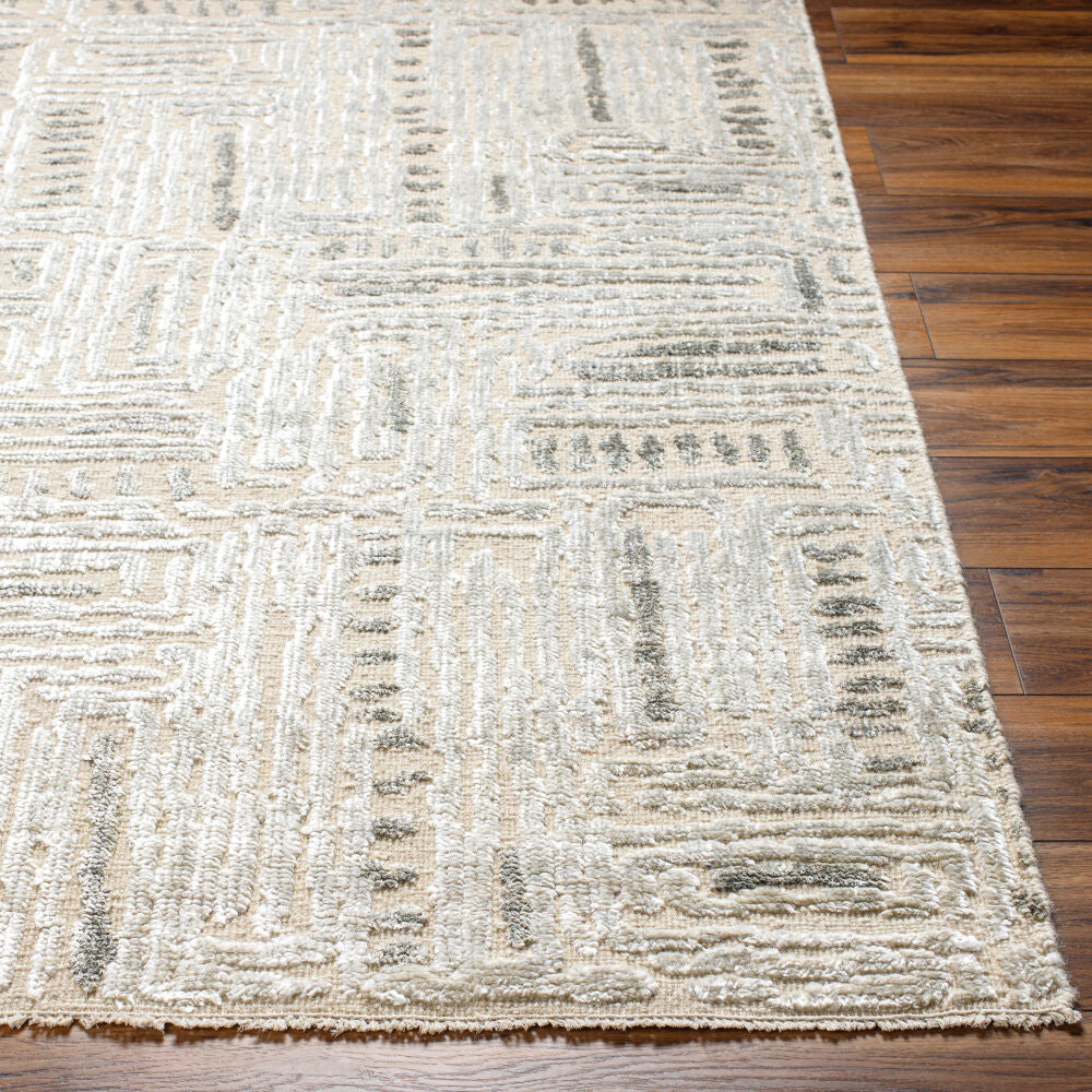 Amina AMA-2303 Beige / Light Sage Rug