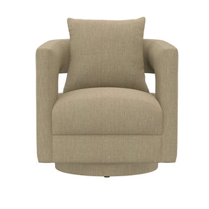 Jude Swivel Chair Dark Khaki