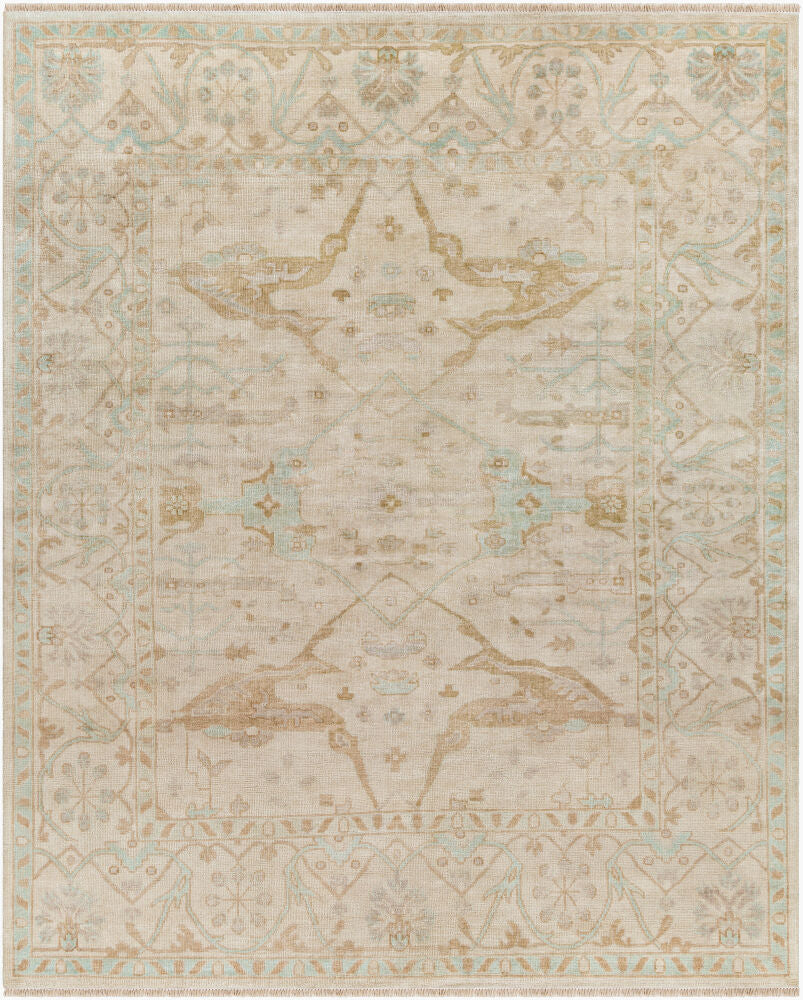 Antique ATQ-1000 Charcoal / Ivory Rug