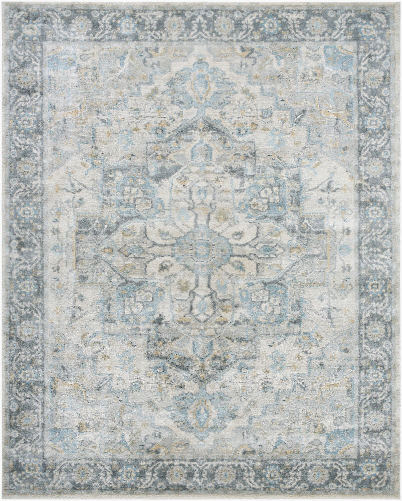 Avellino AVL-2301 Deep Teal / Denim Rug