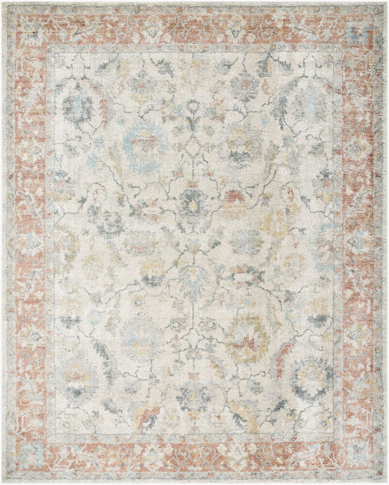 Avellino AVL-2304 Deep Teal / Gray Rug