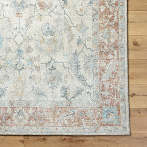 Avellino AVL-2304 Deep Teal / Gray Rug