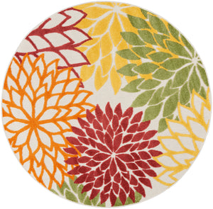 Aloha ALH05 Red Multicolor Rug