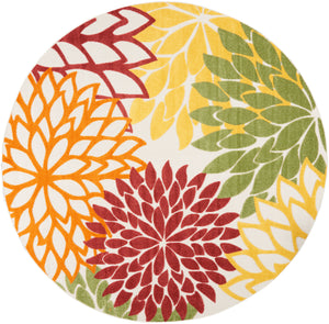 Aloha ALH05 Red Multicolor Rug