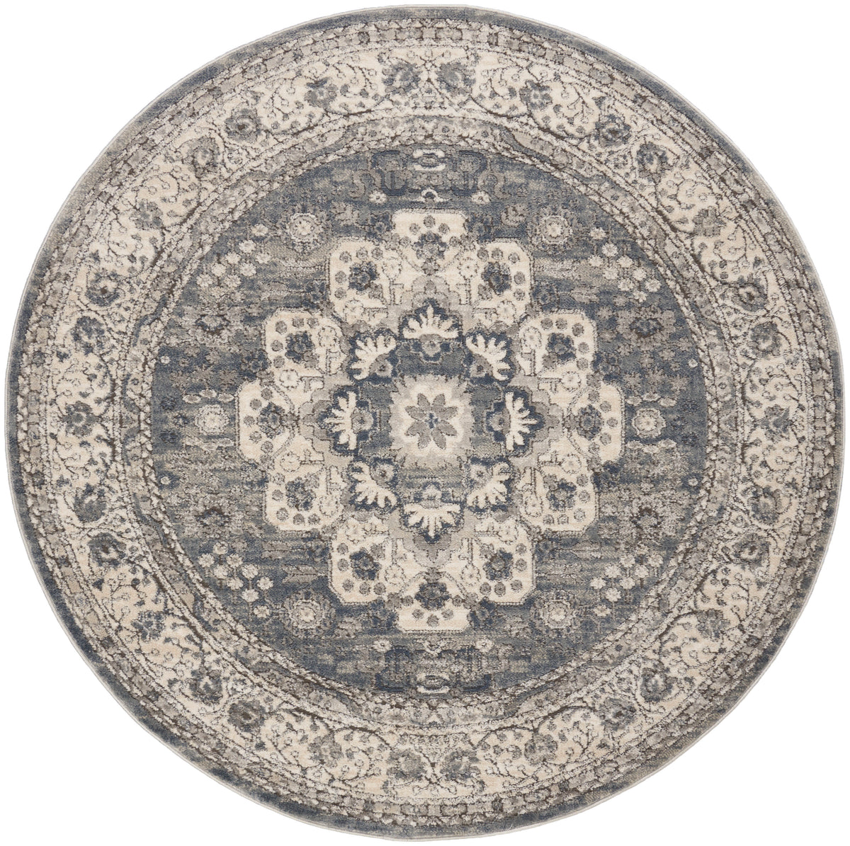 Quarry QUA07 Grey Ivory Rug