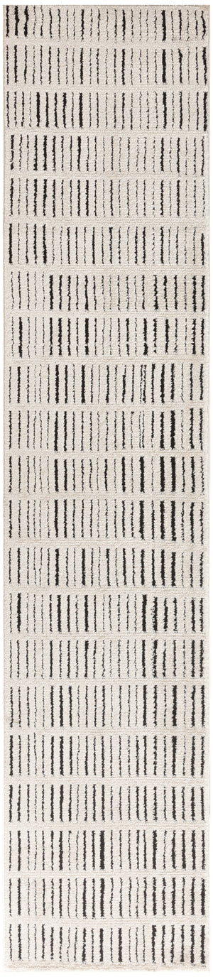 Modern Comfort MNC03 Ivory Black Rug