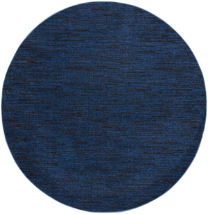 Nourison Essentials NRE01 Midnight Blue Rug