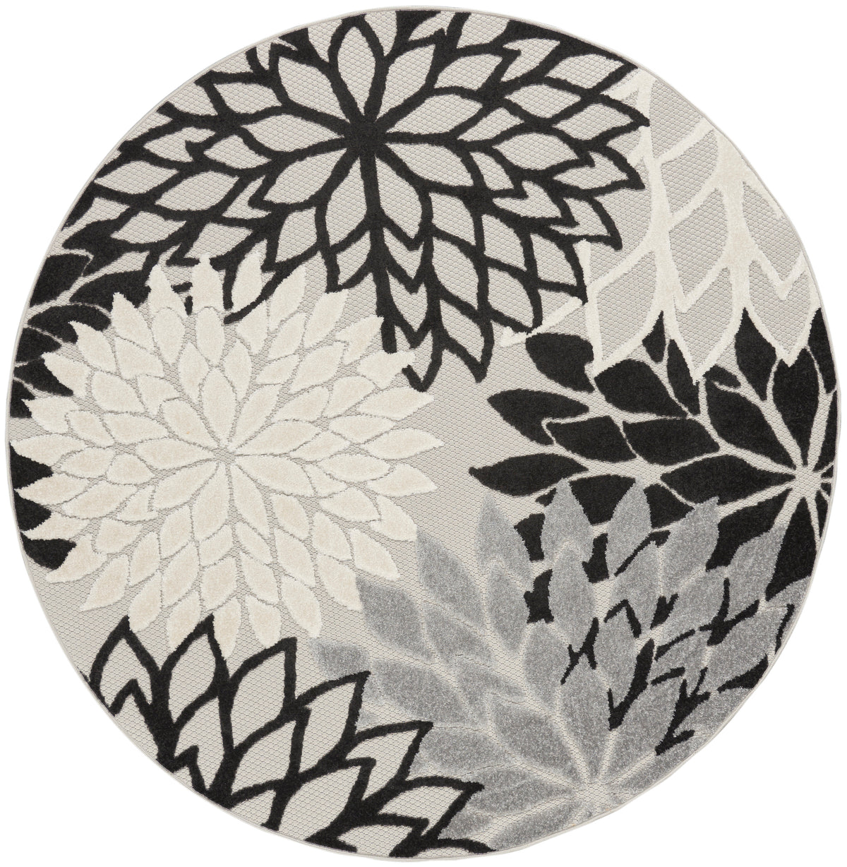 Aloha ALH05 Black White Rug