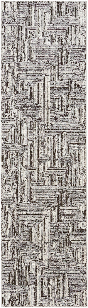 Ck024 Irradiant IRR01 Cream Black Rug