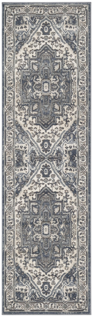Quarry QUA18 Navy Ivory Rug