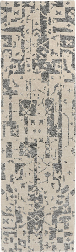 Silk Shadows SHA19 Ivory Grey Rug
