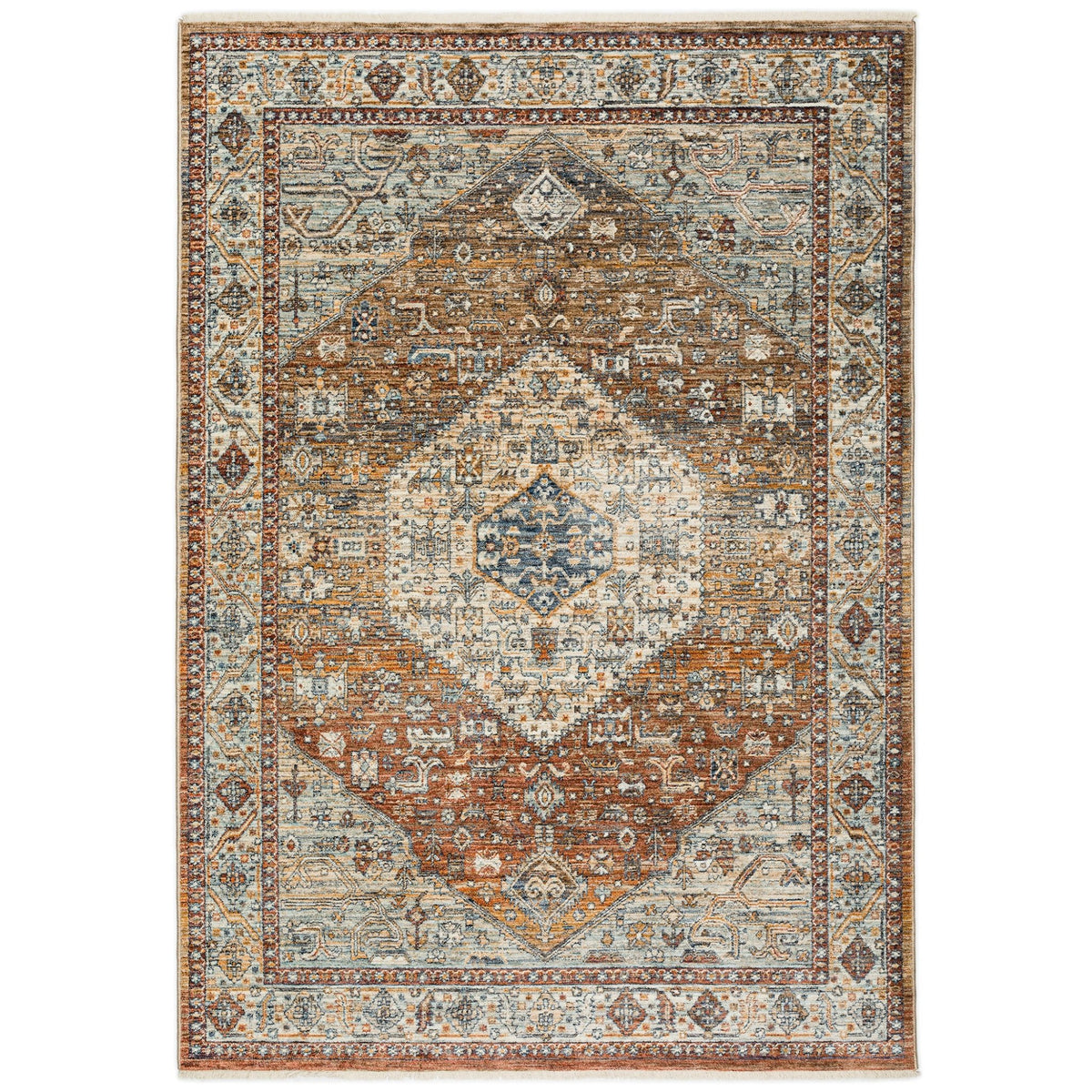 Bergama BE1 Paprika Rug - Rug & Home