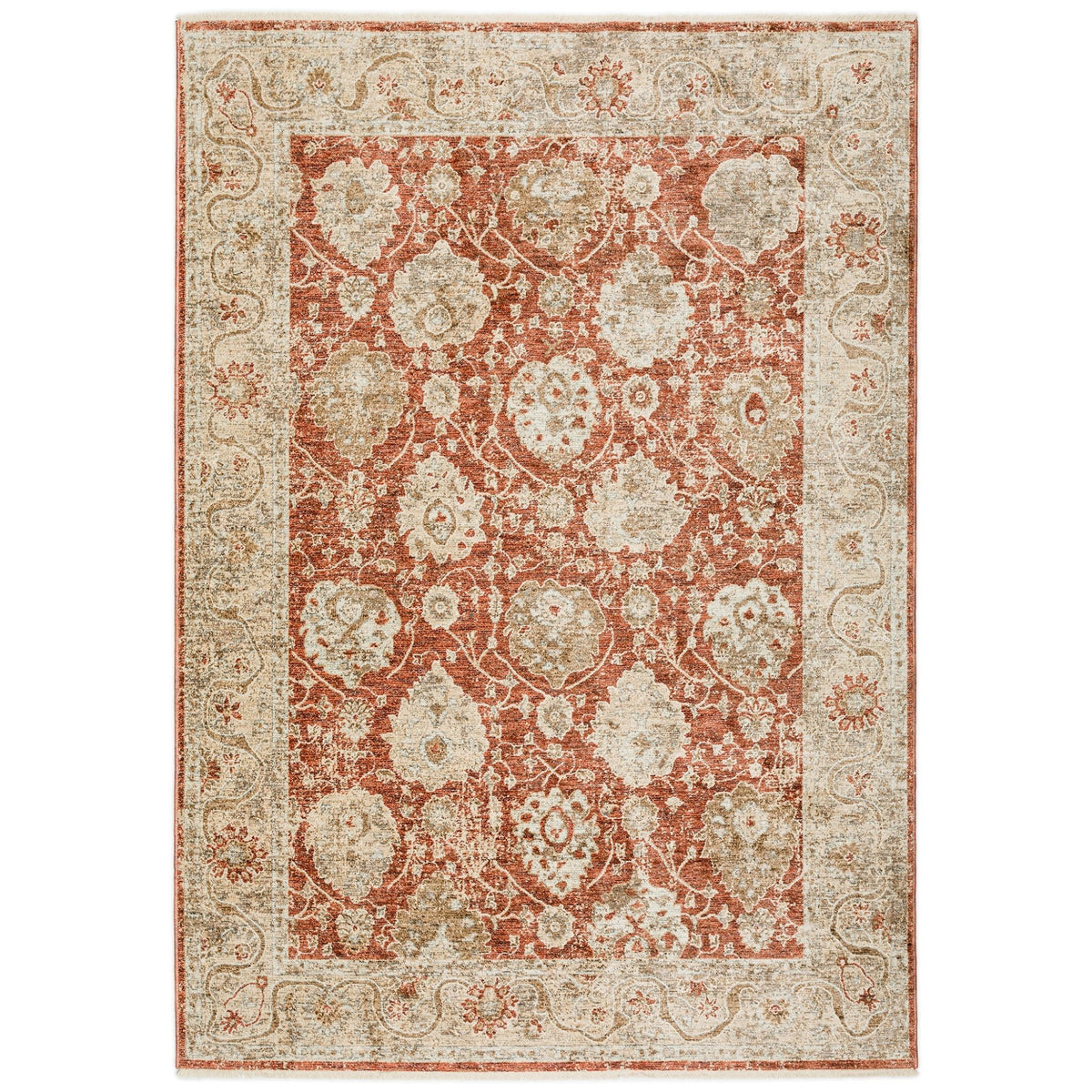 Bergama BE6 Paprika Rug - Rug & Home