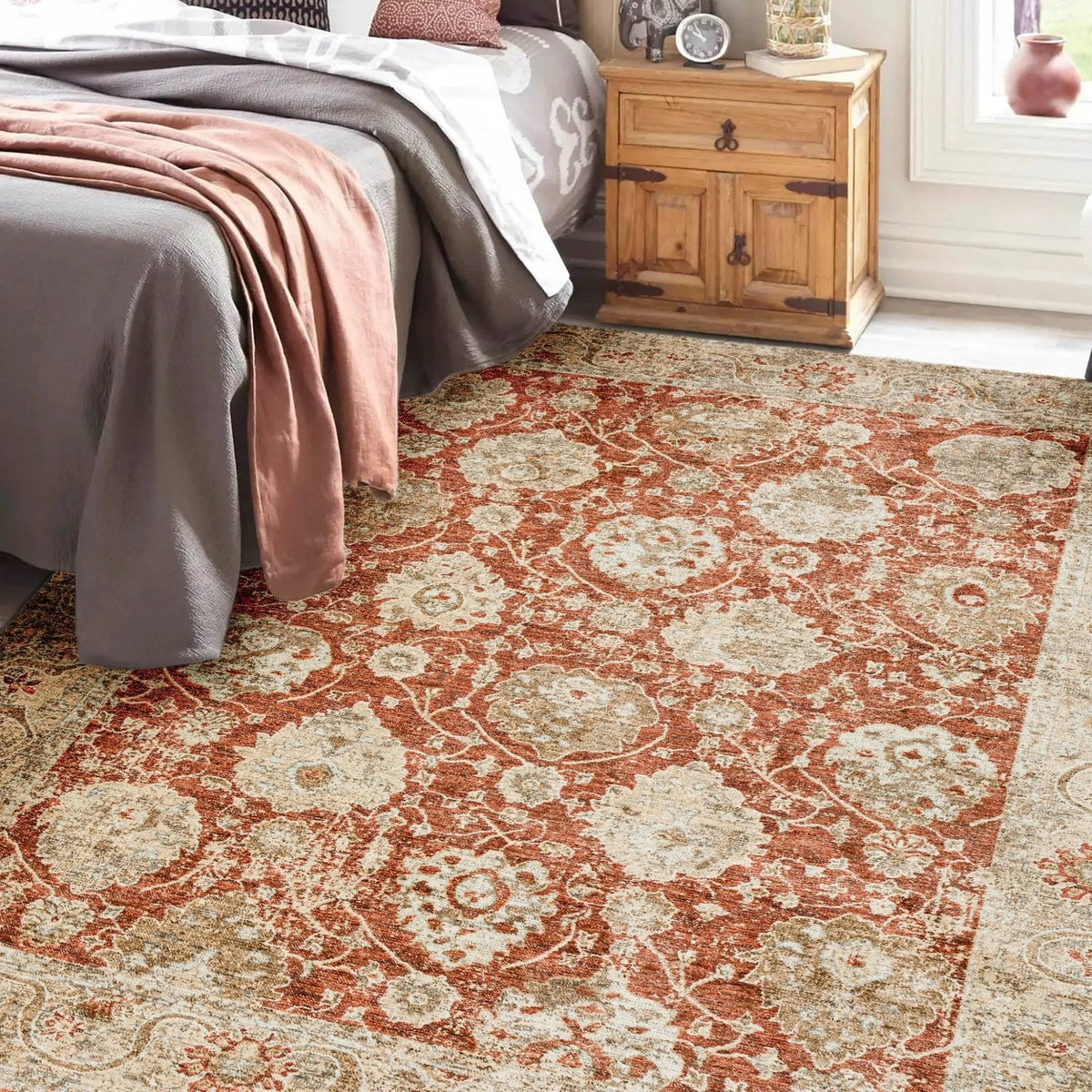 Bergama BE6 Paprika Rug - Rug & Home