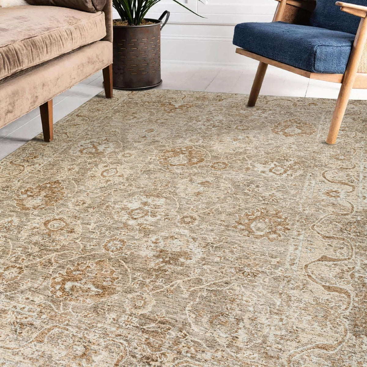 Bergama BE6 Pebble Rug - Rug & Home