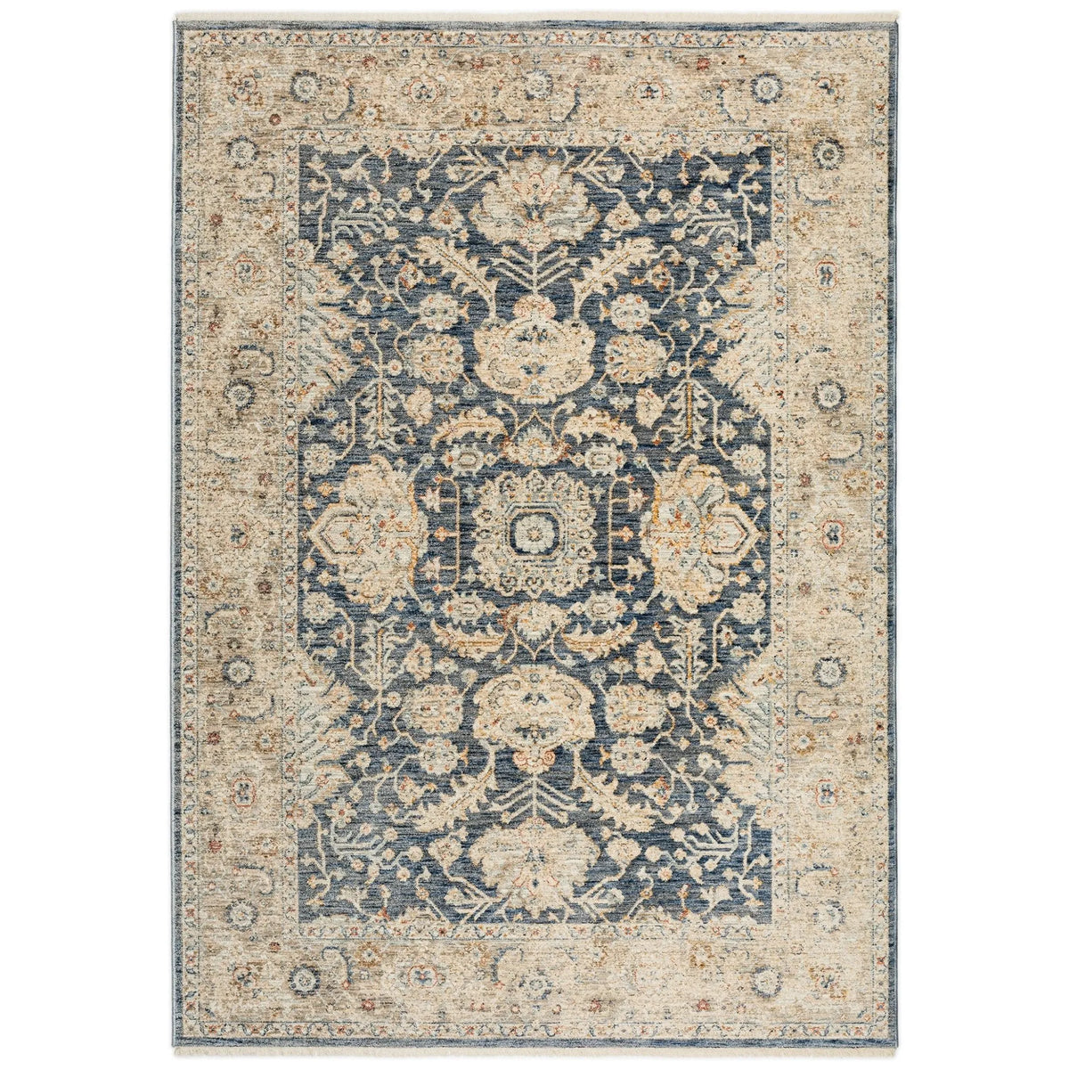 Bergama BE8 Navy Rug - Rug & Home