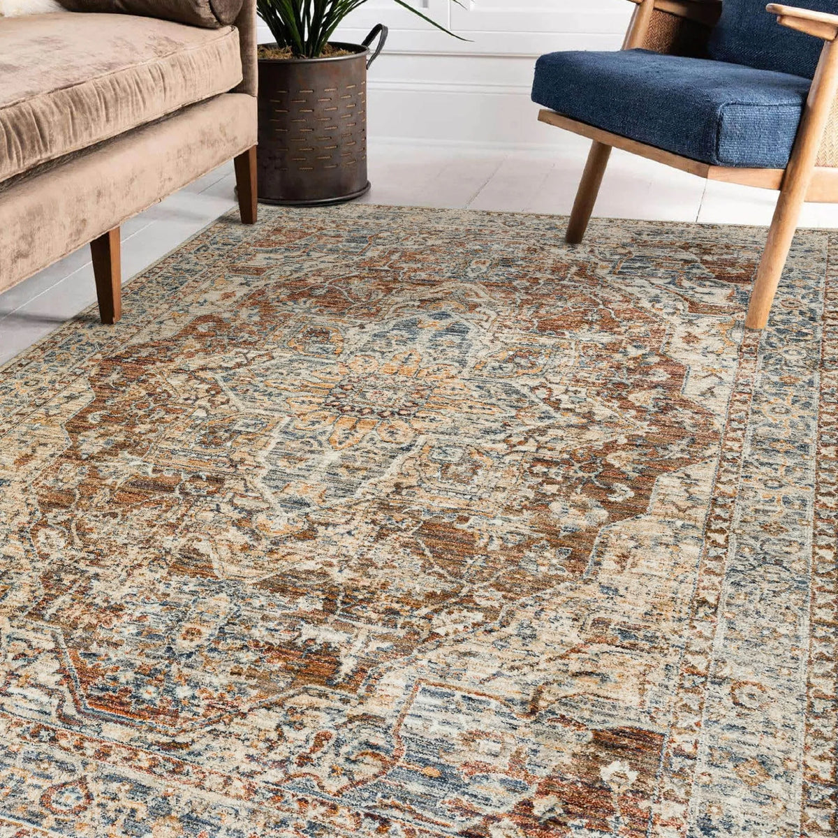 Bergama BE9 Spice Rug - Rug & Home