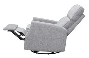 Tabor Swivel Gliding Recliner Gray Graphite