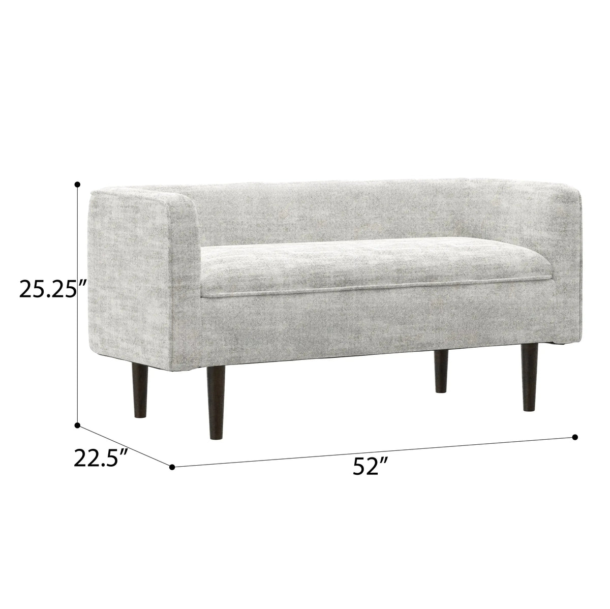 Isla Storage Ottoman Howlite