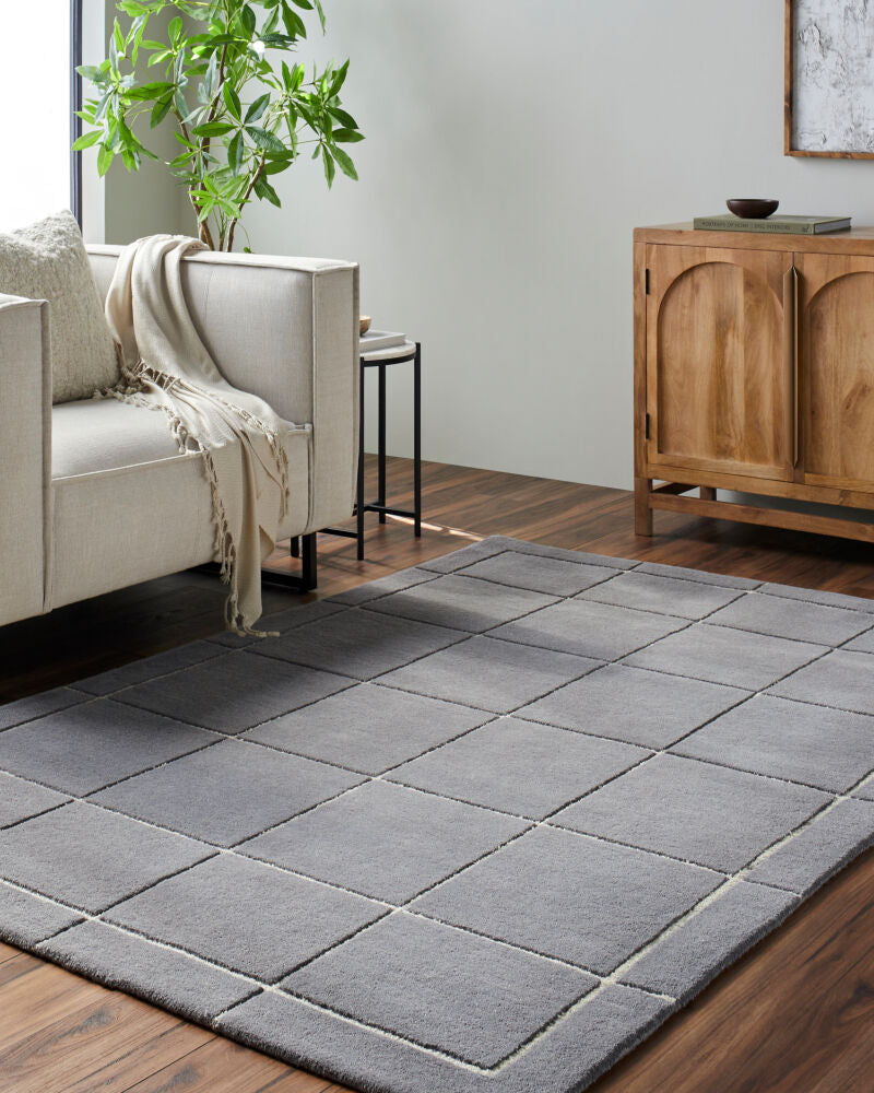 Brook BKO-2348 Charcoal / Oatmeal Rug