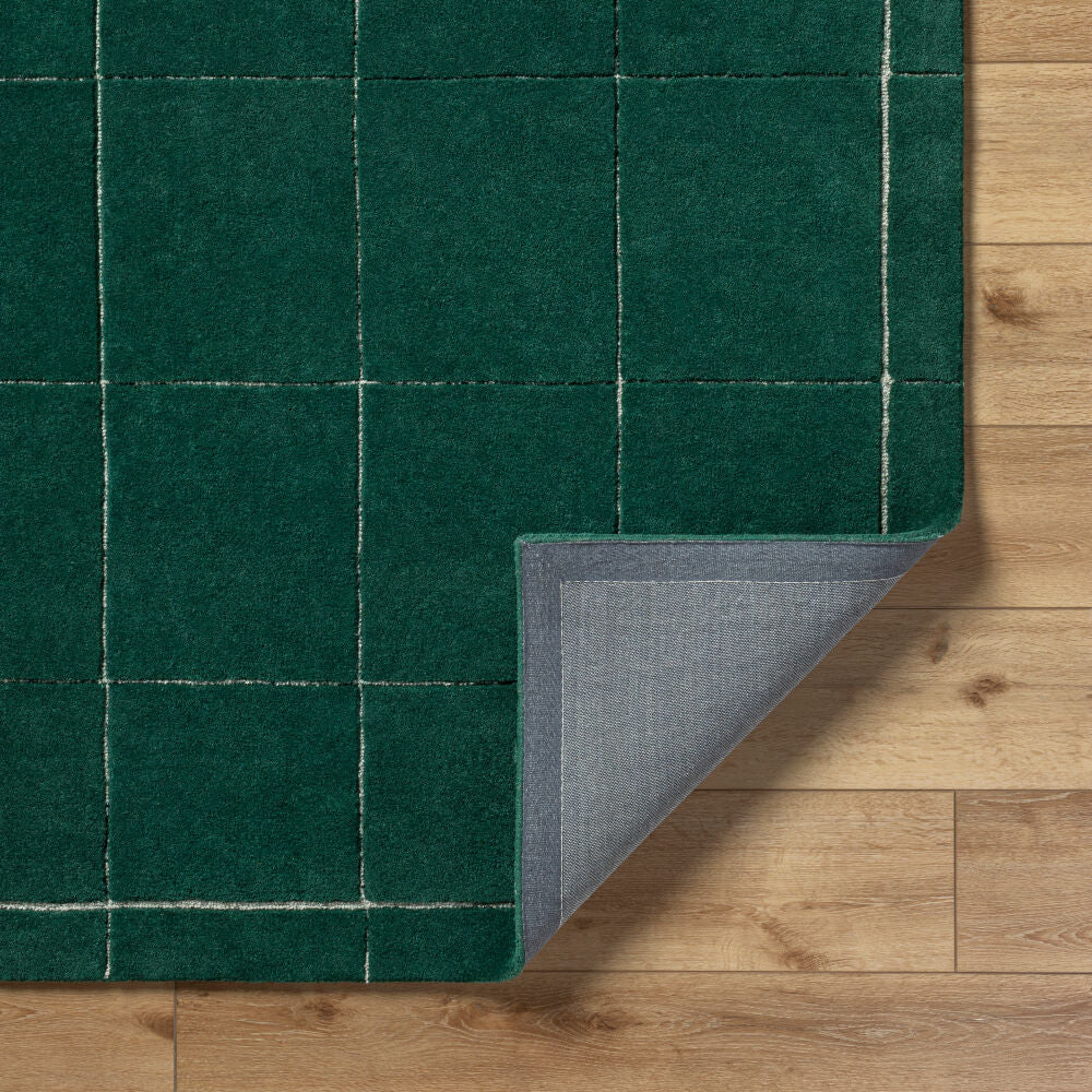 Brook BKO-2351 Dark Green / Light Beige Rug