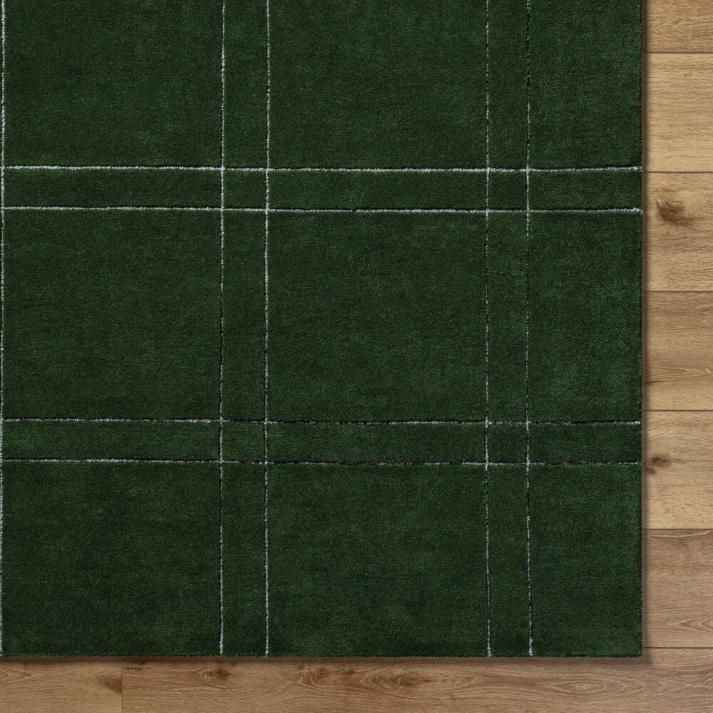 Brook BKO-2359 Dark Green / Light Slate Rug