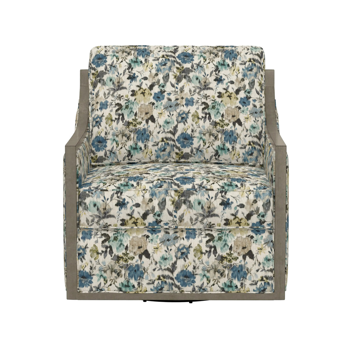 Cecily Swivel Chair Blue Meadow